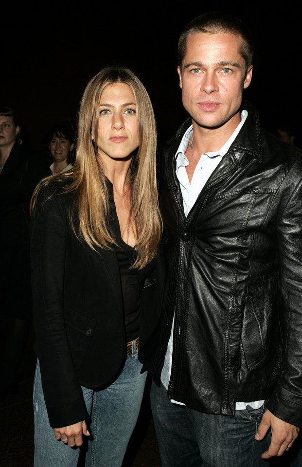 Jennifer Aniston i Brad Pitt w 2004 r.