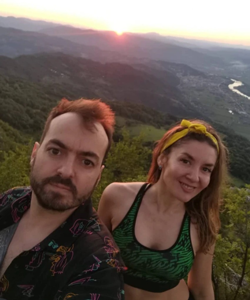 Nenad Okanović sa ženom