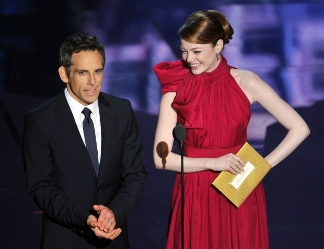 Ben Stiller and Emma Stone