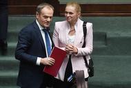 Donald Tusk i Barbara Nowacka