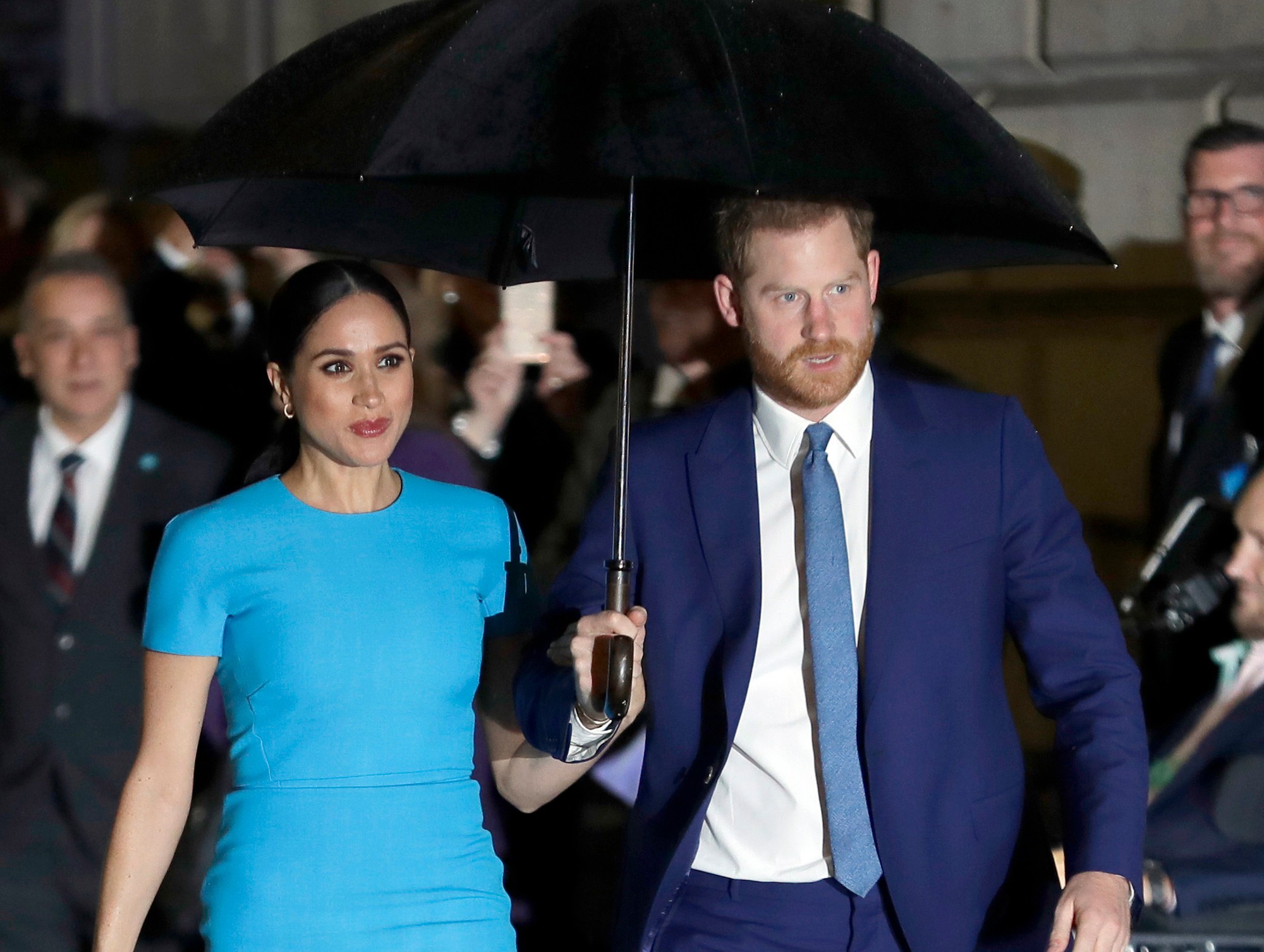 Princ Harry a vojvodkyňa zo Sussexu Meghan.
