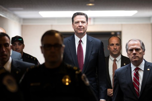 James Comey Testifies At Senate Hearing On Russian Interference In US Election