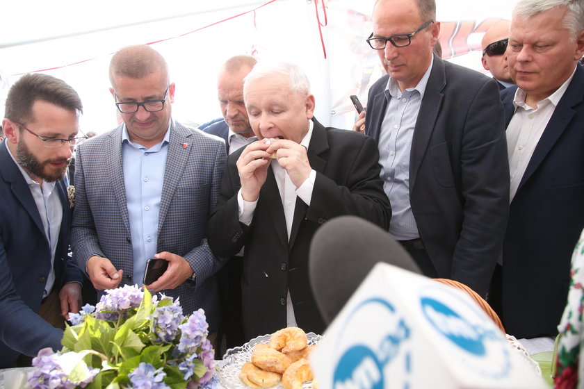 Jarosław Kaczyński na pikniku rodzinnym