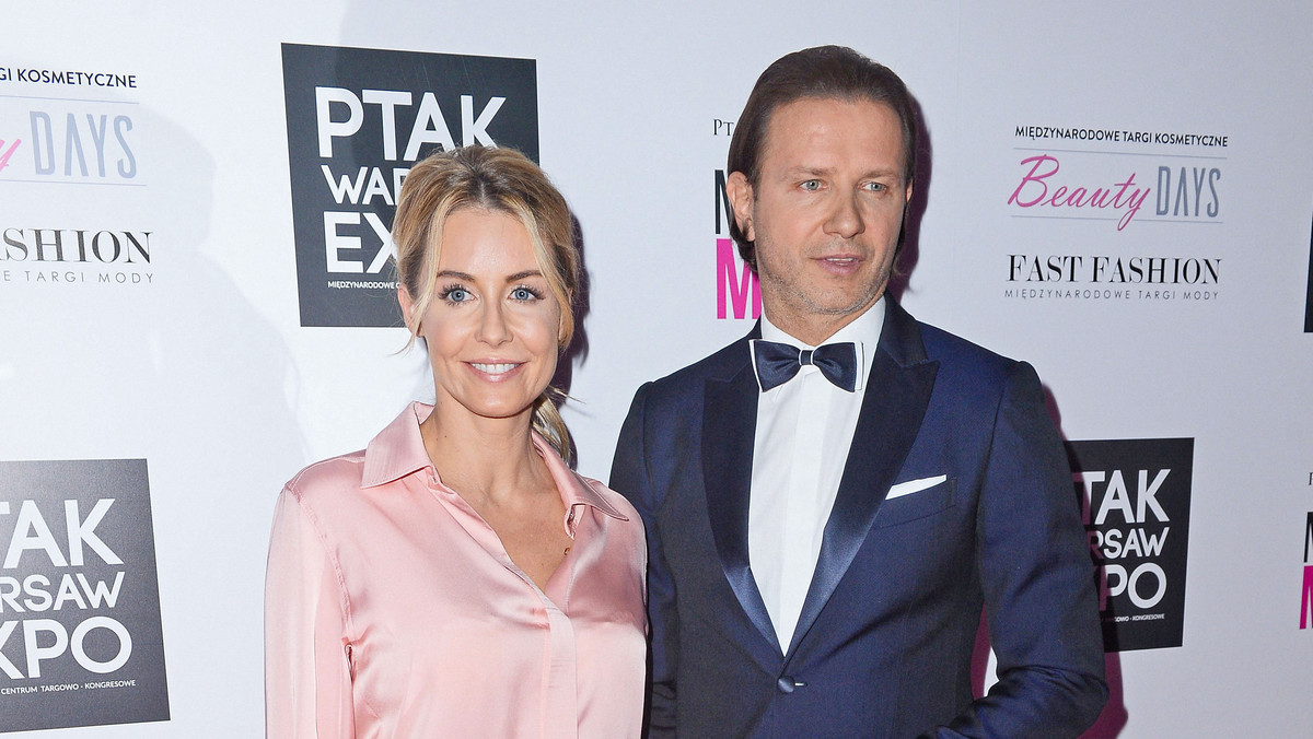 Warsaw Fashion Week: Małgorzata Rozenek i Radosław Majdan