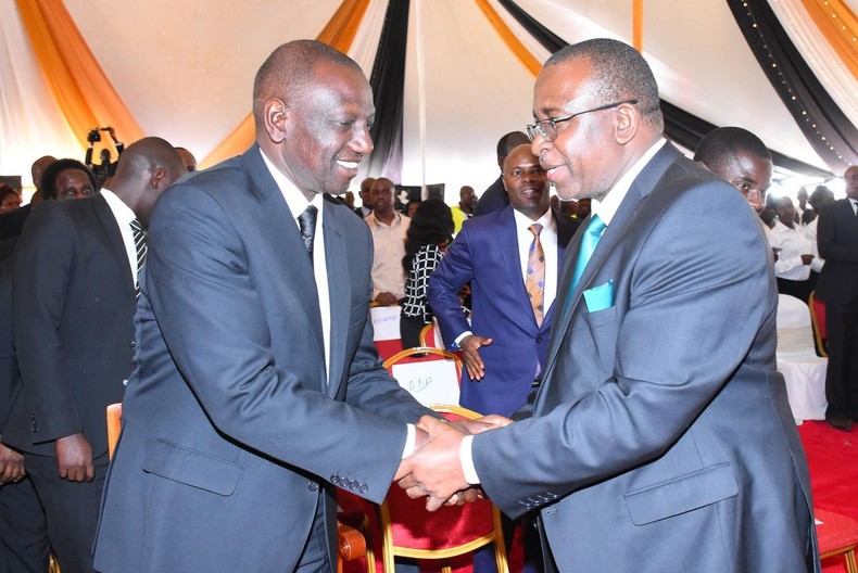 President William Ruto and Agriculture Mithika Linturi