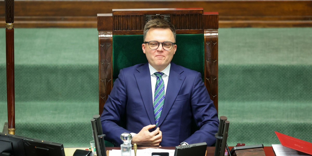 Marszałek Szymon Hołownia