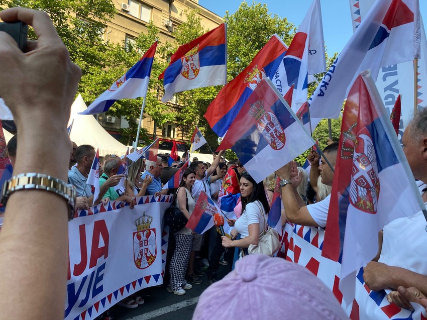 Skup SNS u Beogradu