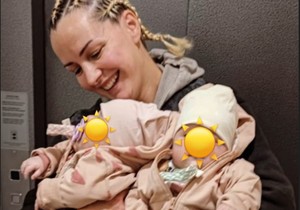 Milena Vučić sa ćerkama