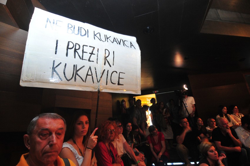 Reakcija publike na odluku žirija