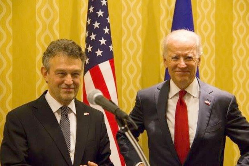 Ryszard Schnepf i Joe Biden