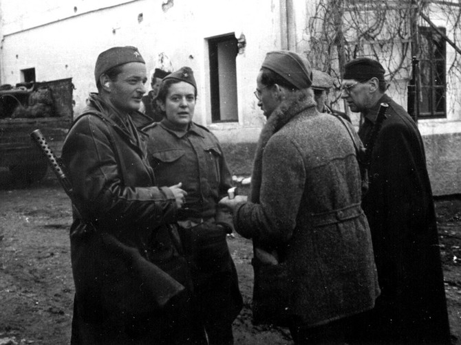 Boris Kidrič i Herta Has u Jajcu 1943