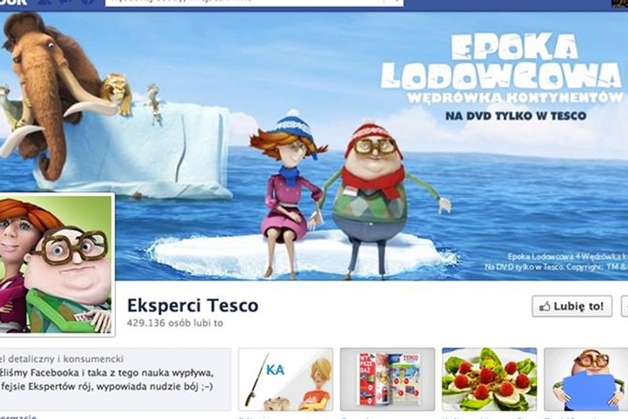 Tesco na Facebooku