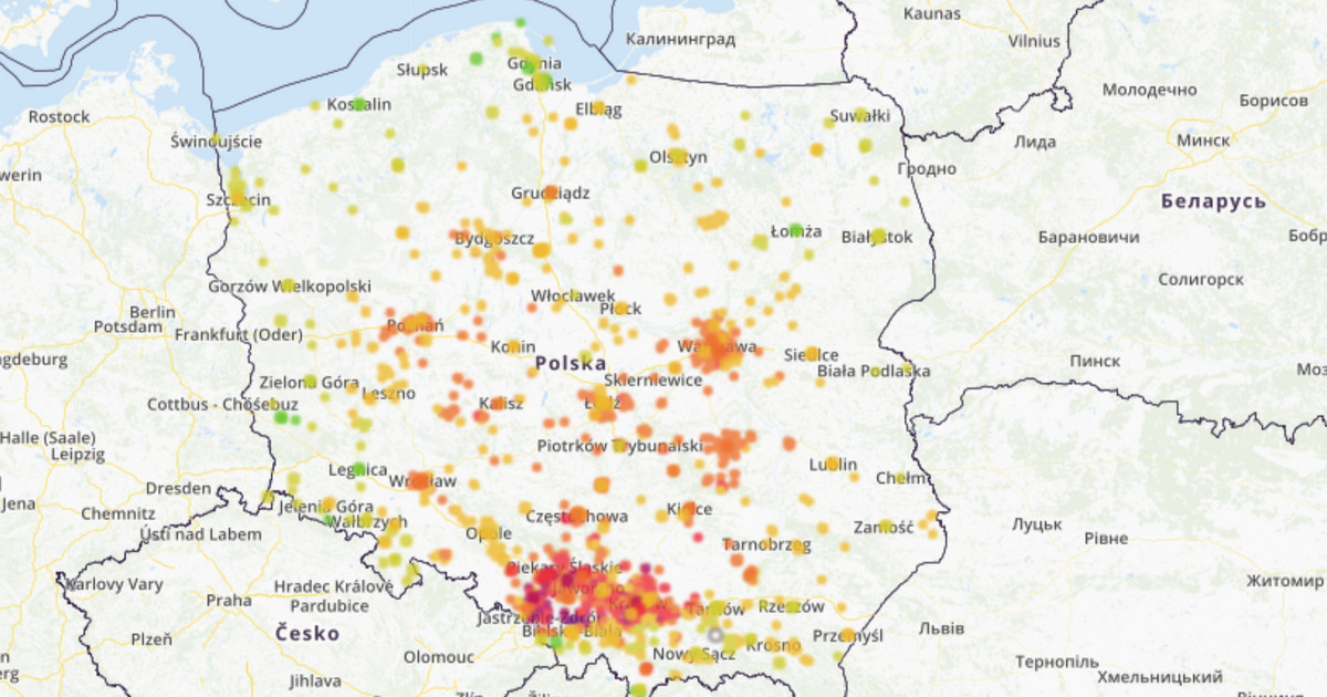 Smog W Polsce 10 Listopada Stan Jakosc I Zanieczyszczenie Powietrza Wiadomosci