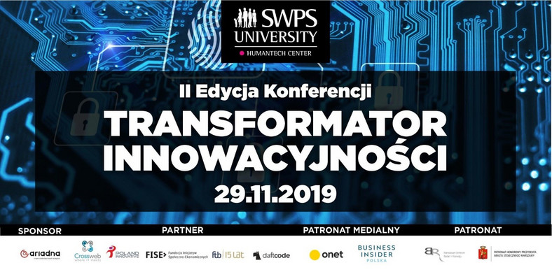 Konferencja "Transformator innowacyjności" już 29 listopada 2019 roku