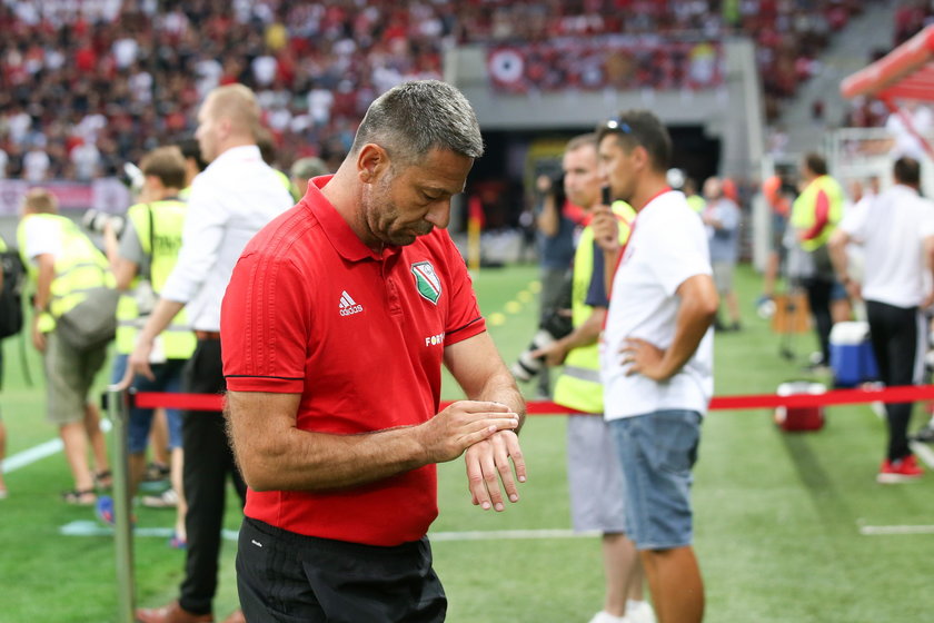 Pilka nozna. Liga Mistrzow. Spartak Trnava - Legia Warszawa. 31.07.2018