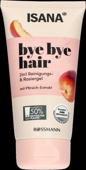 Isana bye bye hair żel 2w1 do mycia i golenia (Cena: 9,99zł / 150ml)