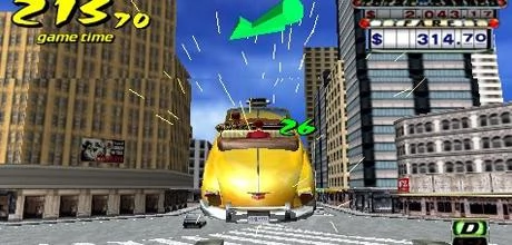 Screen z gry "Crazy Taxi: Fare Wars"