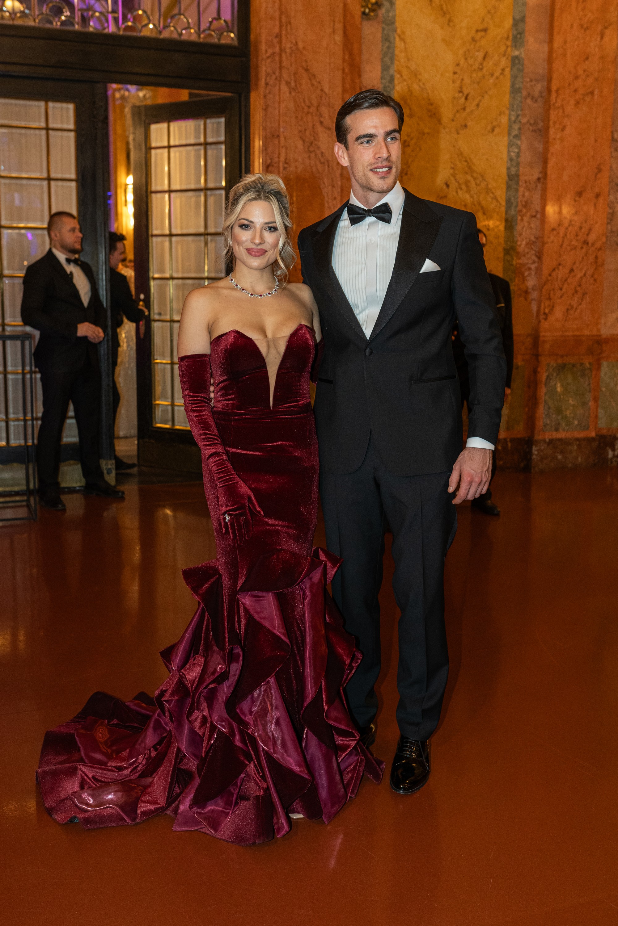 Česko-Slovenský ples 2025 - Eva Hecko Perkausová a Adam Bardy.