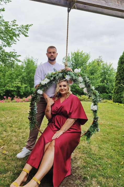 Simona Salátova a jej priateľ Joe Trendy na svadbe. 