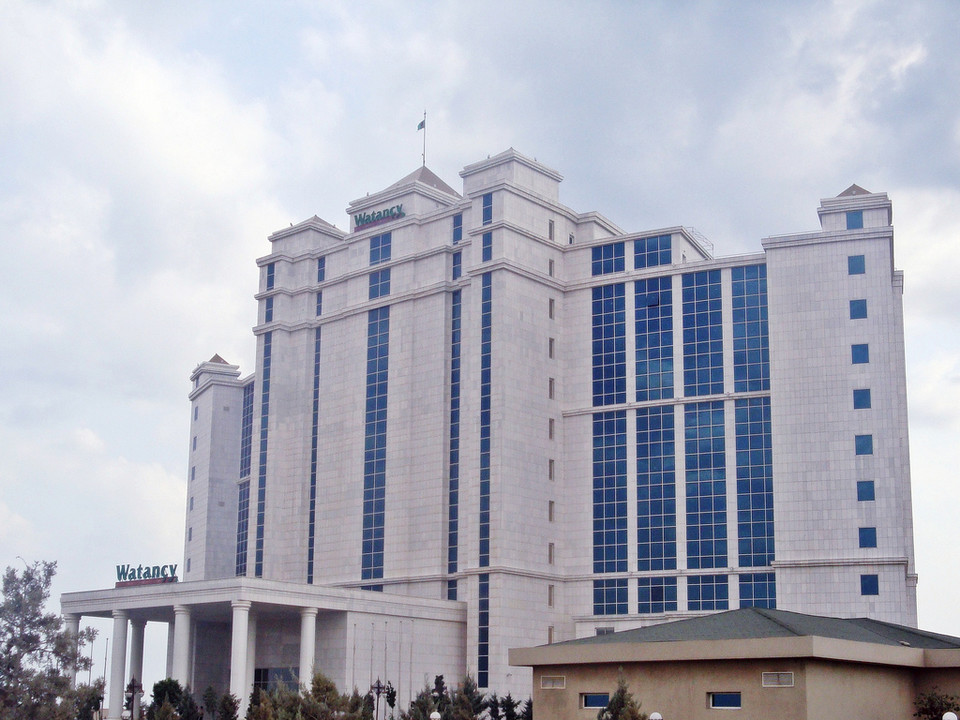 Awaza - hotel Vatanchy, największy w kurorcie