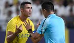 Cristiano Ronaldo wpadł w szał. Wściekły zaczął wrzeszczeć na sędziów i odpychać pracowników [WIDEO]