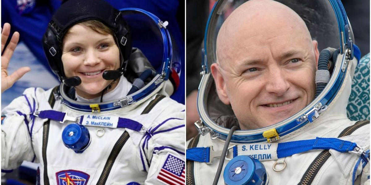  Anne McClain jest pułkownikiem w armii USA i inżynierem. W komosie spędziła pół roku. Scott Kelly to astronauta, który wziął udział w niezwykłym eksperymencie NASA, mającym sprawdzić, jak ludzki organizm znosi długie przebywanie w kosmosie. Jego prawie roczna misja na Międzynarodowej Stacji Kosmicznej pozwoli lepiej przygotować ludzi do podróży na Marsa. 