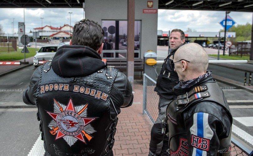 Członkowie klubu 'Nocne Wilki'