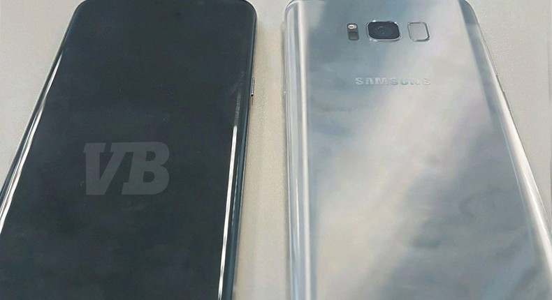 A leaked photo of the Galaxy S8, according to a previous VentureBeat report.