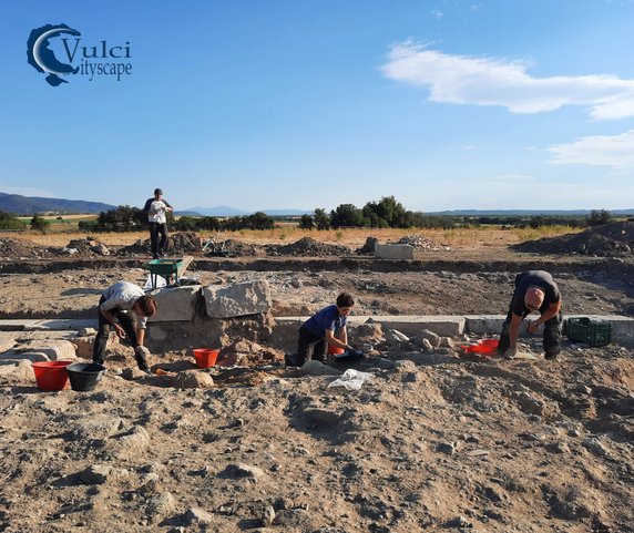 Archeolodzy na stanowisku w Vulci