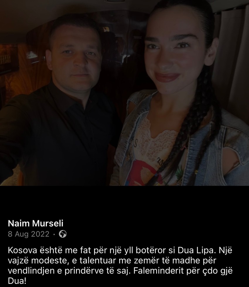 Naim Murselji sa Dua Lipom