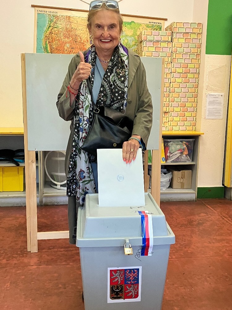 Česká herečka Eva Holubová.