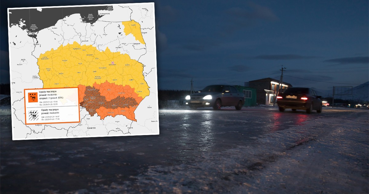 Uwaga! Pomarańczowe i żółte alerty dla niemal całej Polski. "Może spaść do minus 16"