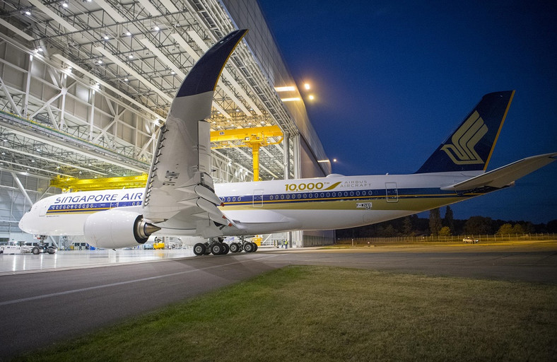 Airbus świętuje przekazanie 10.000 samolotu