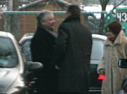 Kaczyński całował się w święta z ochroniarzami BOR