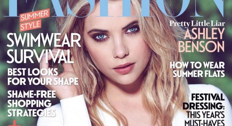 Ashley Benson covers Fashion Magazine