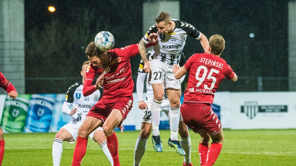 Piłkarze Widzewa Łódź i Sandecji Nowy Sącz