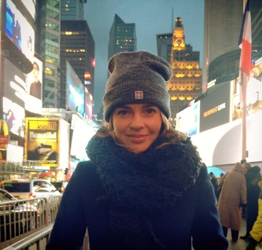 Edyta Herbuś w Nowym Jorku