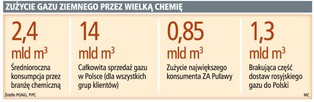 Zakłady chemiczne poszukują własnych źródeł dostaw gazu