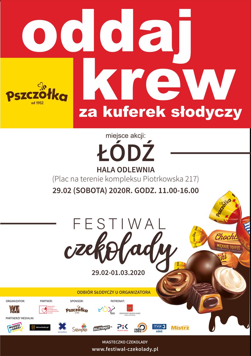 Festiwal Czekolady w Łodzi. Poznaj słodkości z różnych zakątków świata