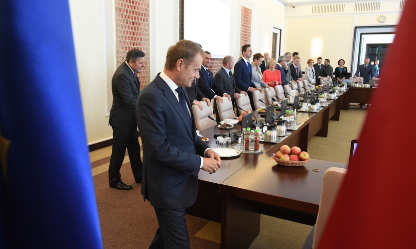 Ostatnie posiedzenie rządu Donalda Tuska