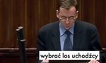 Wiceprezes PiS chciał przyjmować uchodźców. Jest film