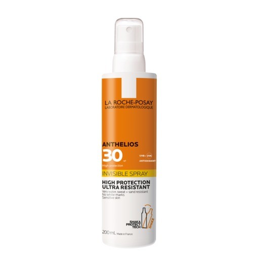 Ist man im Sommer draussen an der Sonne, sollte man einen ausreichenden Sonnenschutz nicht vergessen! Tranparentes Spray mit Schutzfaktor 30 aus der «Anthelios»-Reihe von La Roche-Posay für 31.50 Franken, zurrose-shop.ch