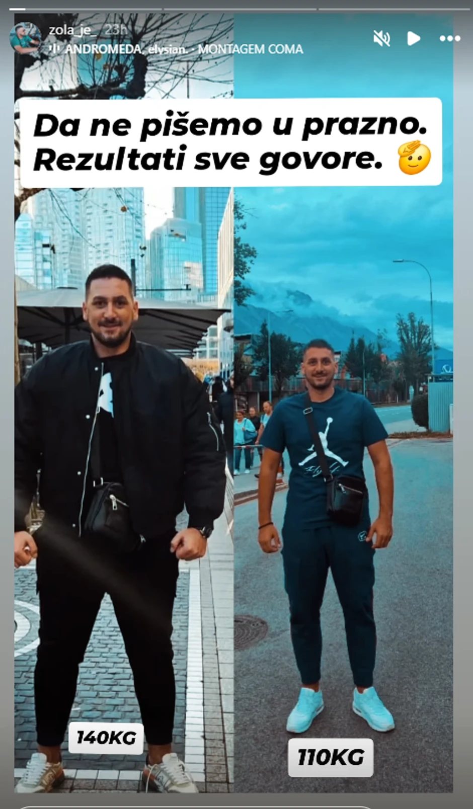 Zola smršao 30 kilograma