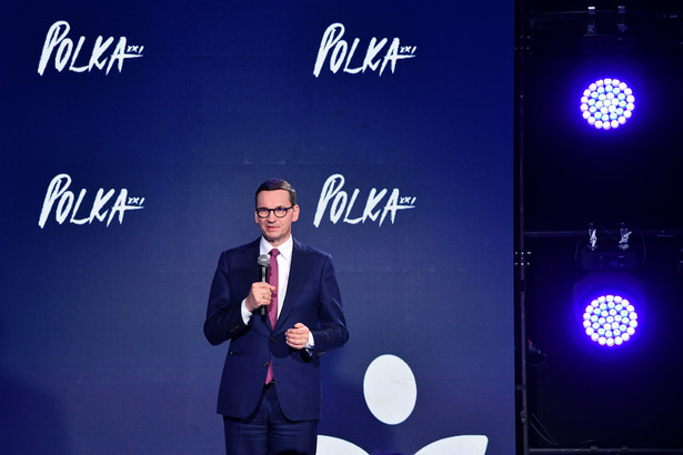 Premier Mateusz Morawiecki na gali konferencji "Polka XXI w."
