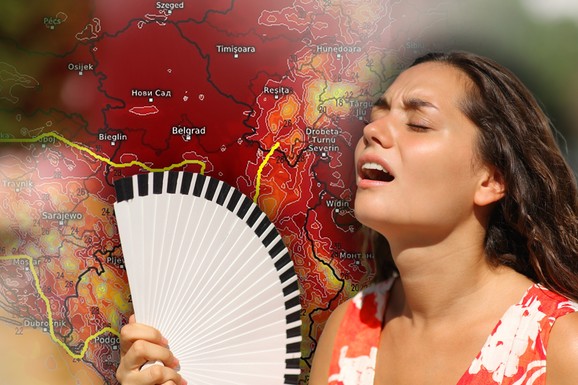 (MAPE) TERMODINAMIČKI MONSTRUM OKOVAO EVROPU Spušta se ekstremna toplotna kupola, evo šta to znači za Srbiju i Balkan