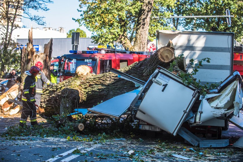 Straż Pożarna usuwała skutki zdarzenia