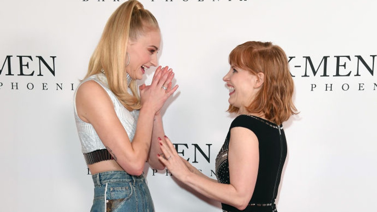 Sophie Turner i Jessica Chastain