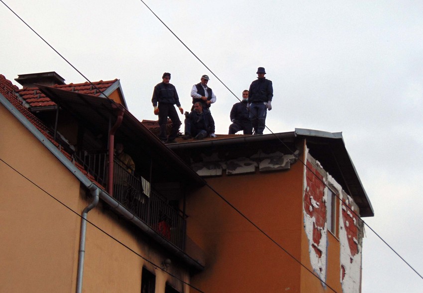 Popravke krova na zgradi u Ulici Miloša Obrenovića