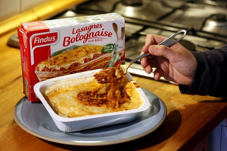 <b>Afera z koniną w UE</b>
<br>
<br>
Afera z wołowiną sprzedawaną z domieszką koniny wybuchła w Irlandii i Wielkiej Brytanii, później zanieczyszczoną wołowinę wykryto też w kolejnych unijnych krajach.
<br>
<br>
Skandal nie ominął Polski. Na 160 próbek mięsa wołowego, zbadanych pod kątem zawartości koniny, fałszerstwo stwierdzono jednak tylko w kilku próbkach. Jednak reputacja polskiej żywności bardzo ucierpiała, co naraziło Polskę na ogromne straty.