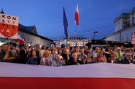 Pałac Prezydencki Sąd Najwyższy protest